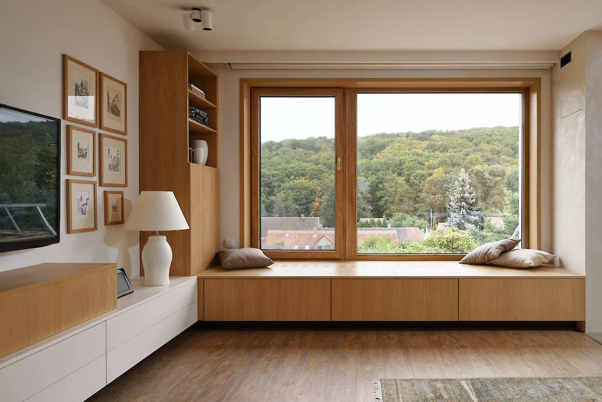 Relaxační kout v obývacím pokoji